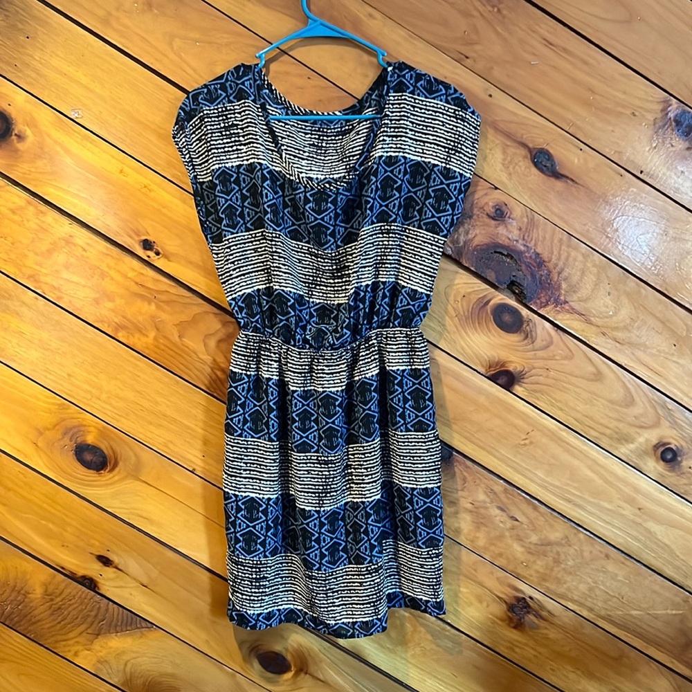 Cinched waist mini dress size medium